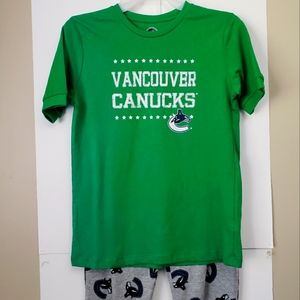 Boys Pajamas Set NHL Vancouver Canucks PJ set for Boys XL
